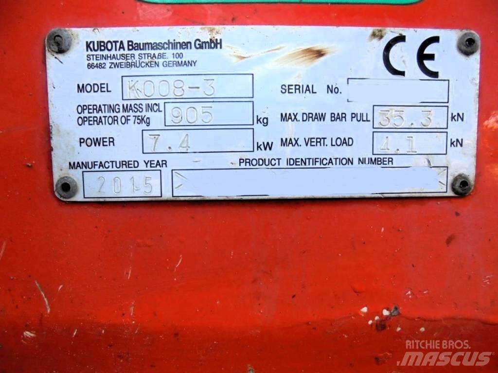 Kubota K 008-3 Miniescavatori
