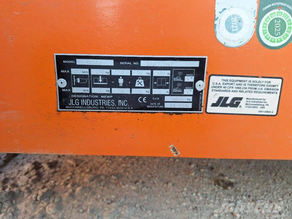 JLG 600AJ Piattaforme a braccio articolato