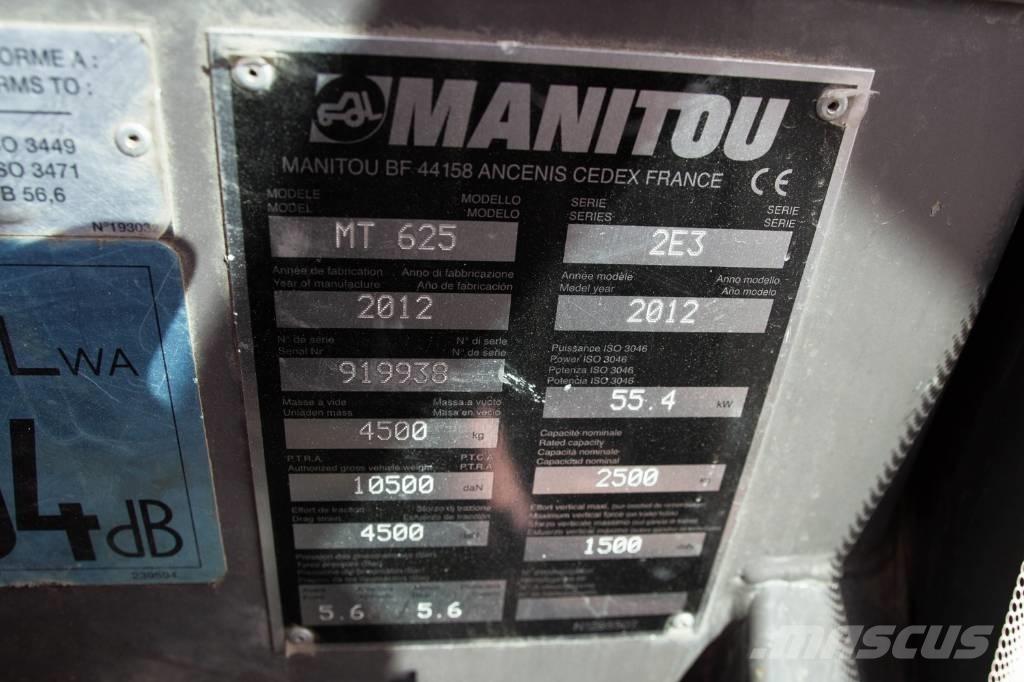 Manitou MT625 Sollevatori telescopici
