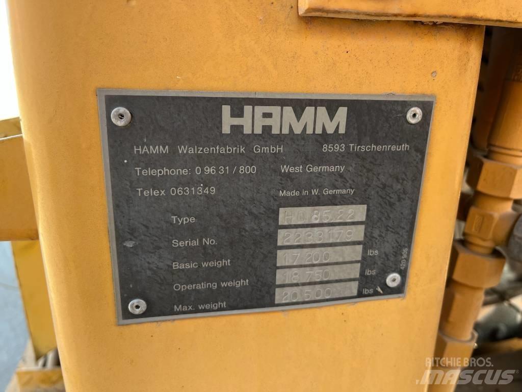 Hamm HD 85 Rulli a doppio tamburo