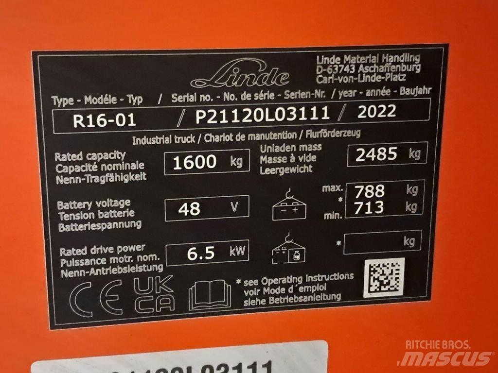 Linde R16-01 Carrello retrattile