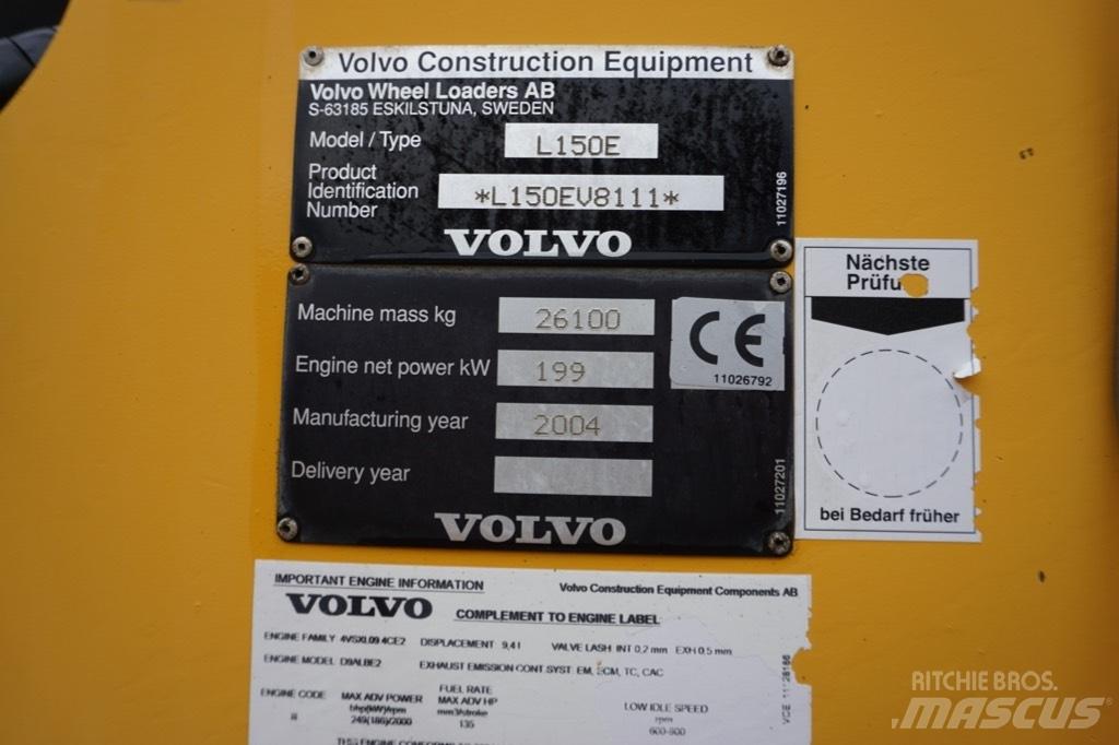 Volvo L 150 E Pale gommate