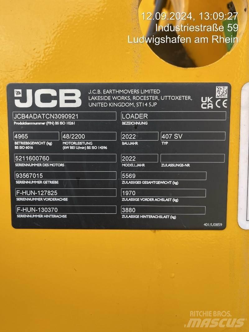 JCB 407 Pale gommate