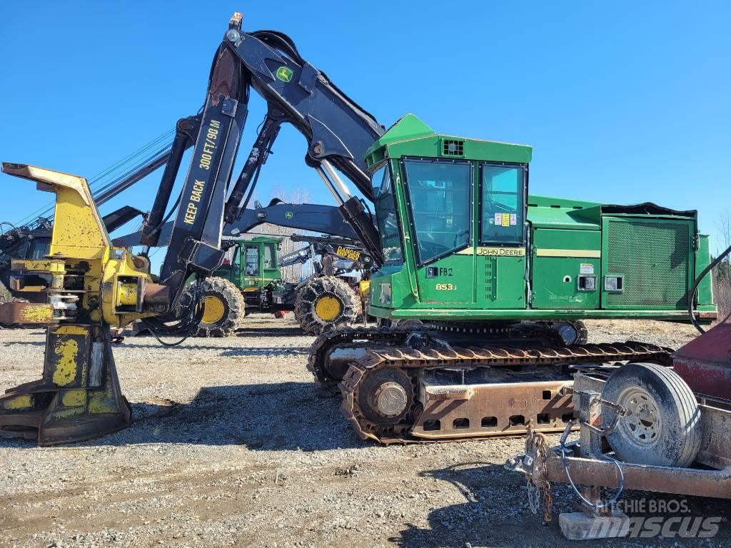 John Deere 853 Abbattitrici cingolate e macchine forestali