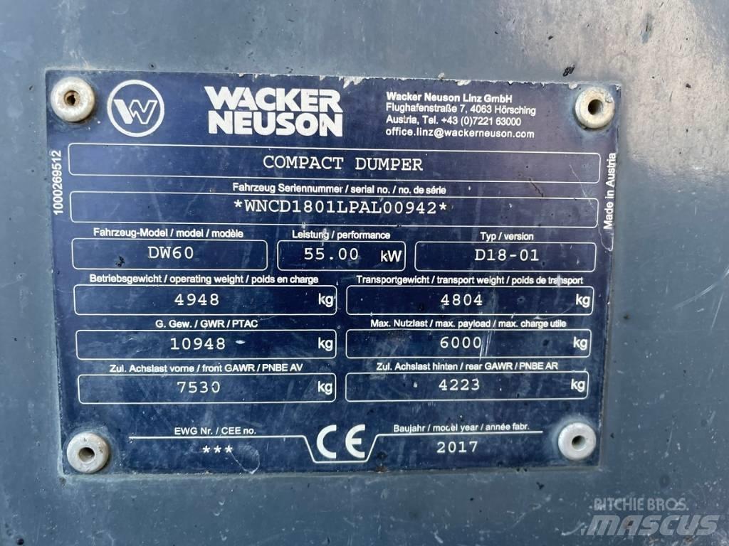 Wacker Neuson DW60 Mini dumper