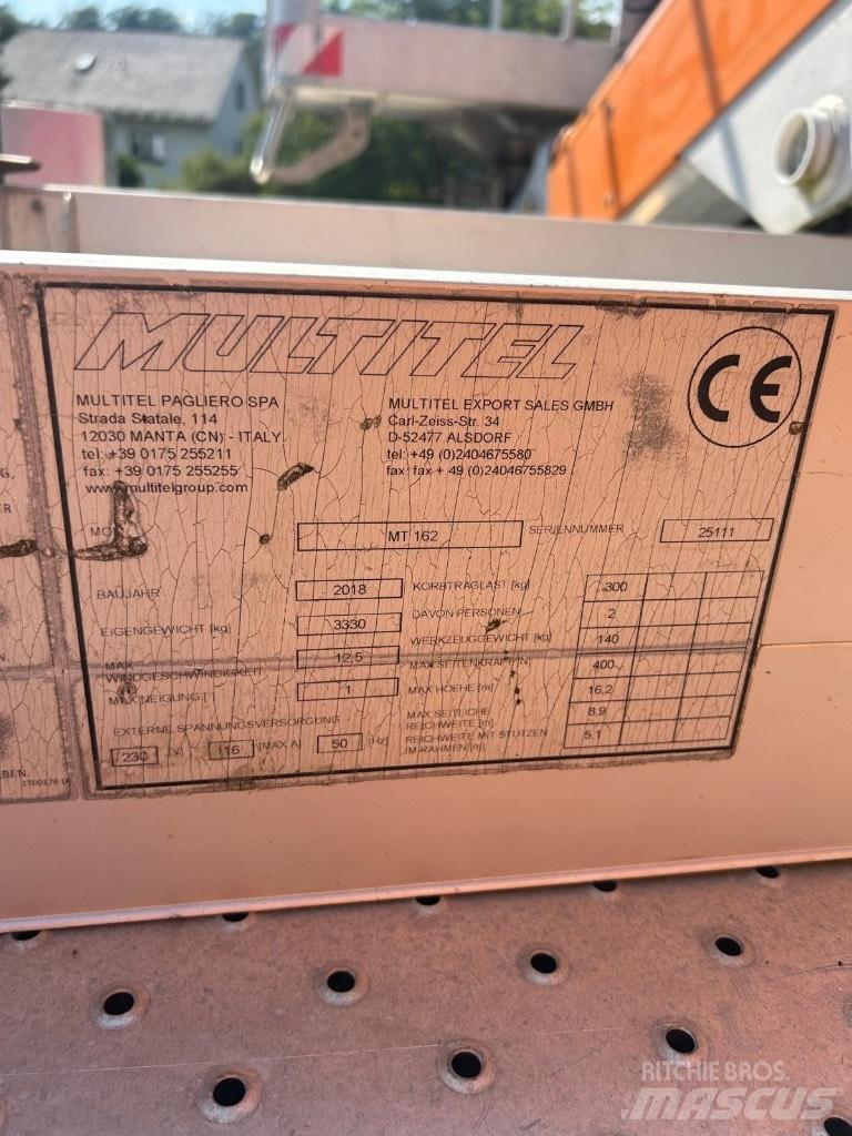 Multitel MT 162 Piattaforme autocarrate