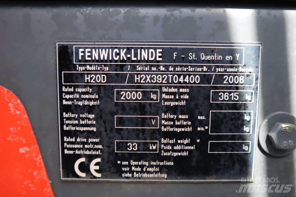 Linde H20D 2000 Kg Carrelli elevatori diesel