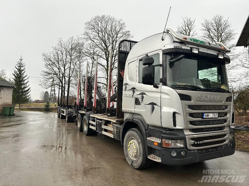 Scania R440 Camion trasporto legname