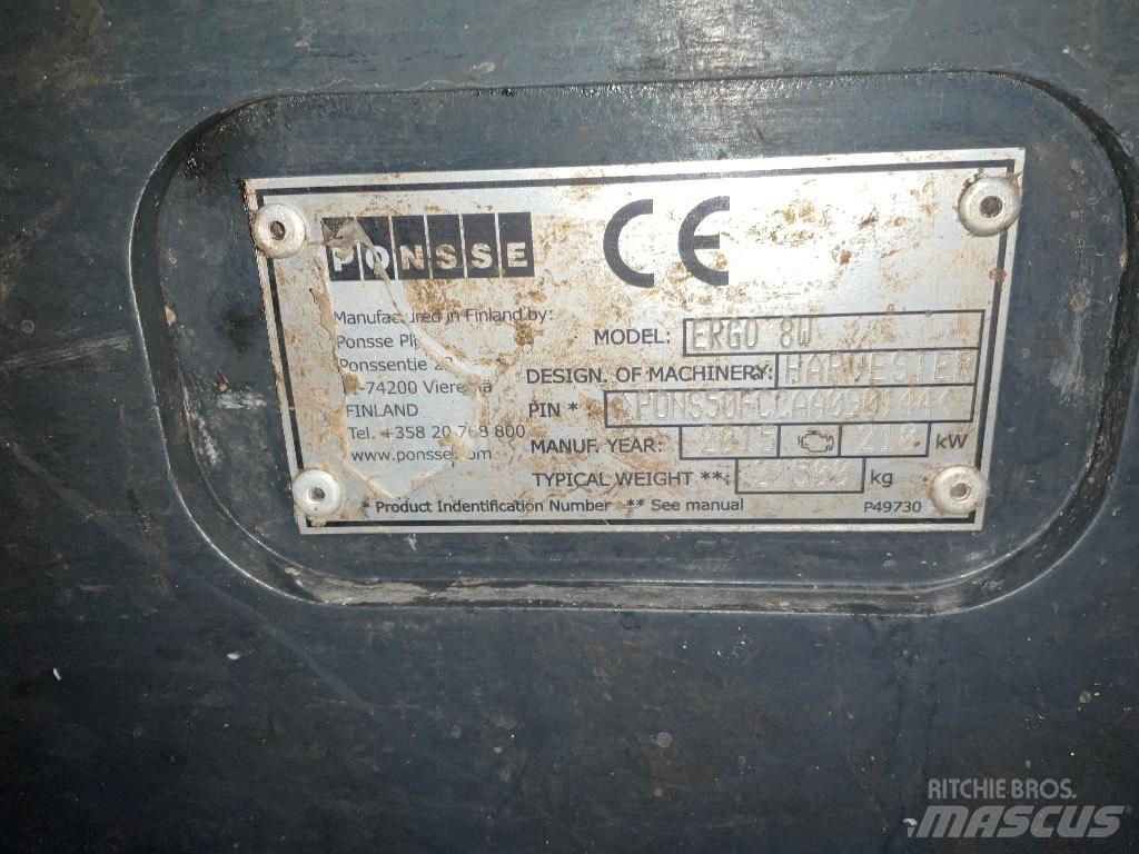 Ponsse ERGO 8W Abbattitrici, Disboscatrici