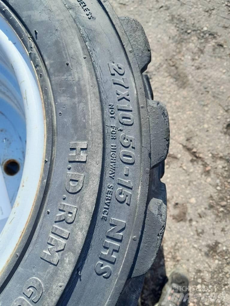 BKT 27x10,50-15 Hjul Pneumatici, ruote e cerchioni