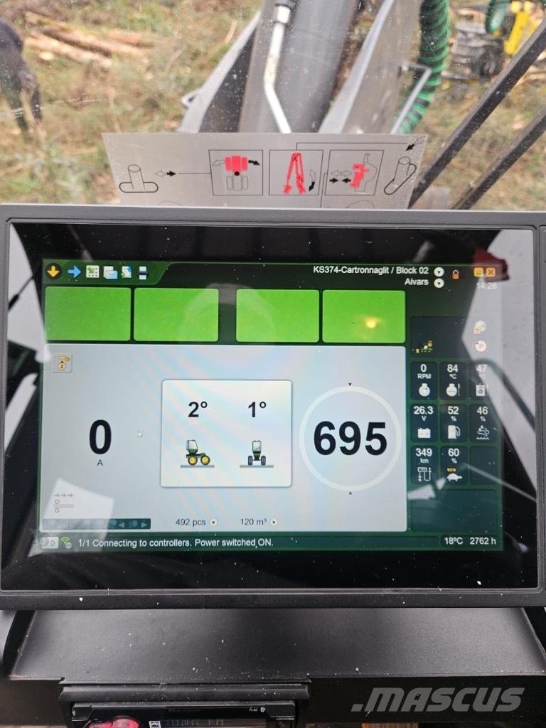 John Deere 1270G 8WD Abbattitrici, Disboscatrici