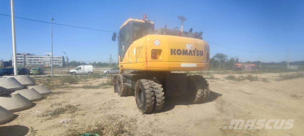 Komatsu PW 140-7 Escavatori gommati