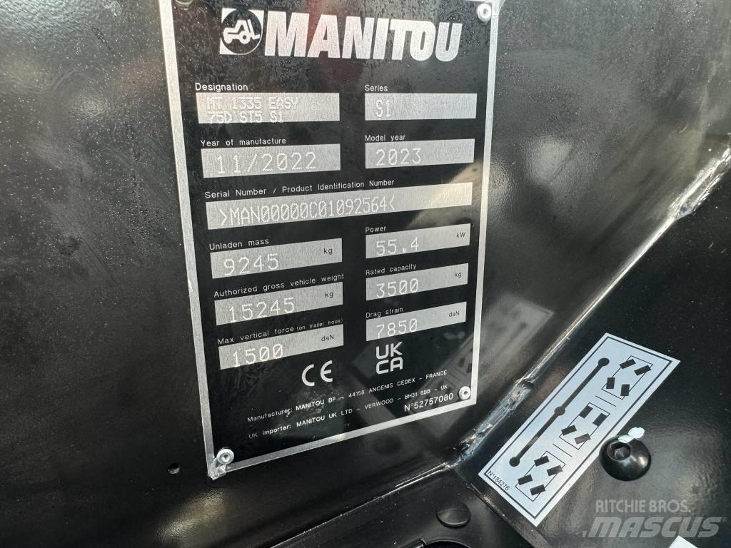 Manitou MT 1335 Sollevatori telescopici
