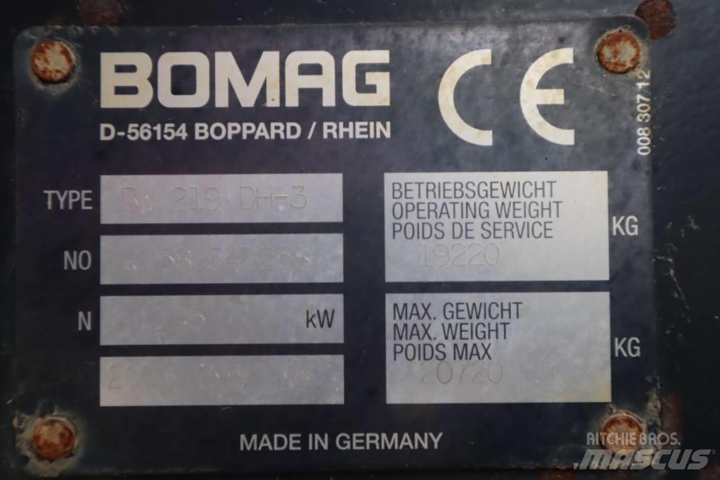 Bomag BW 219 DH-3 Rulli monotamburo