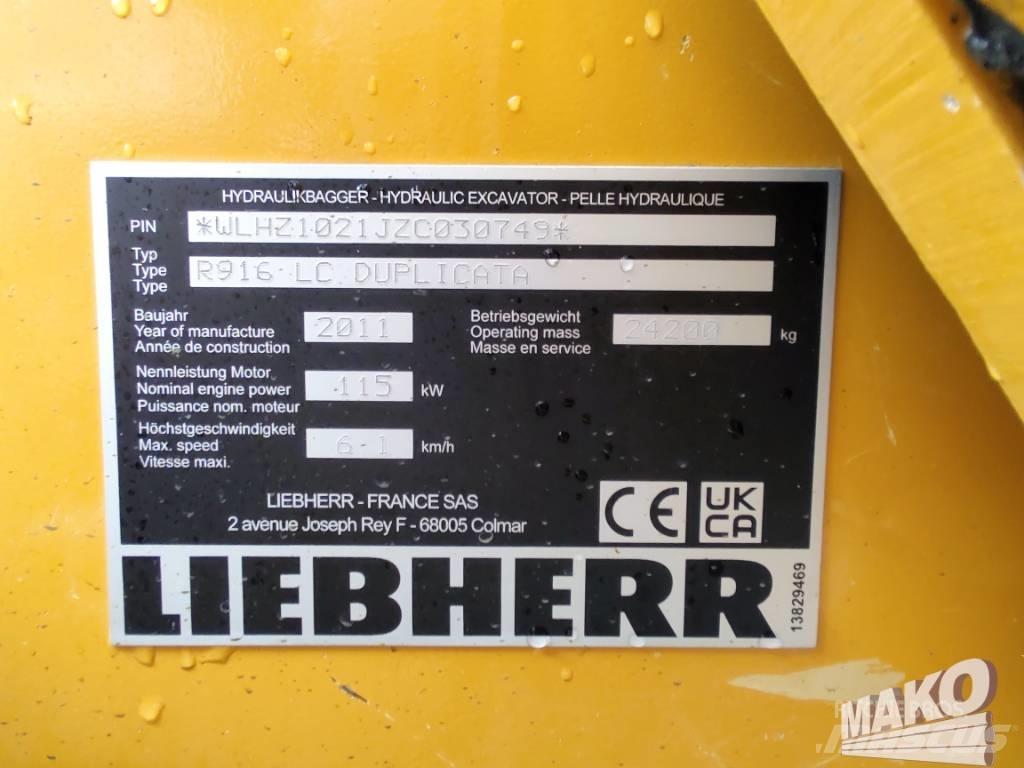 Liebherr R 916 Escavatori cingolati
