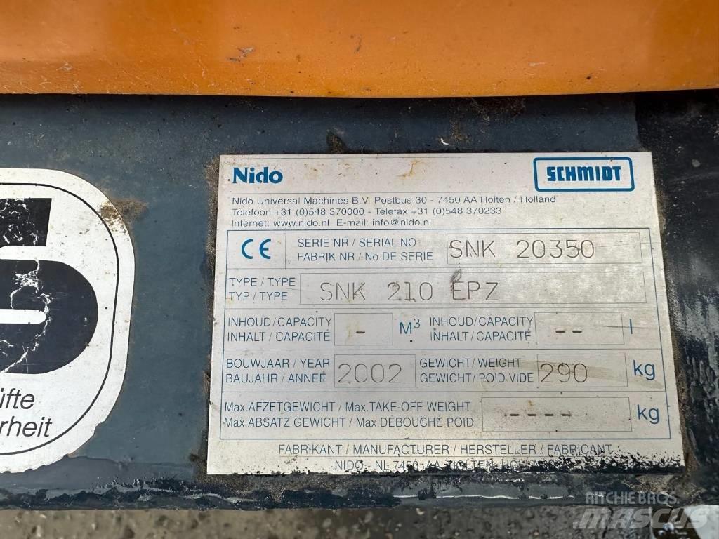 Nido SNK 210 EPZ Lame spazzaneve e aratri