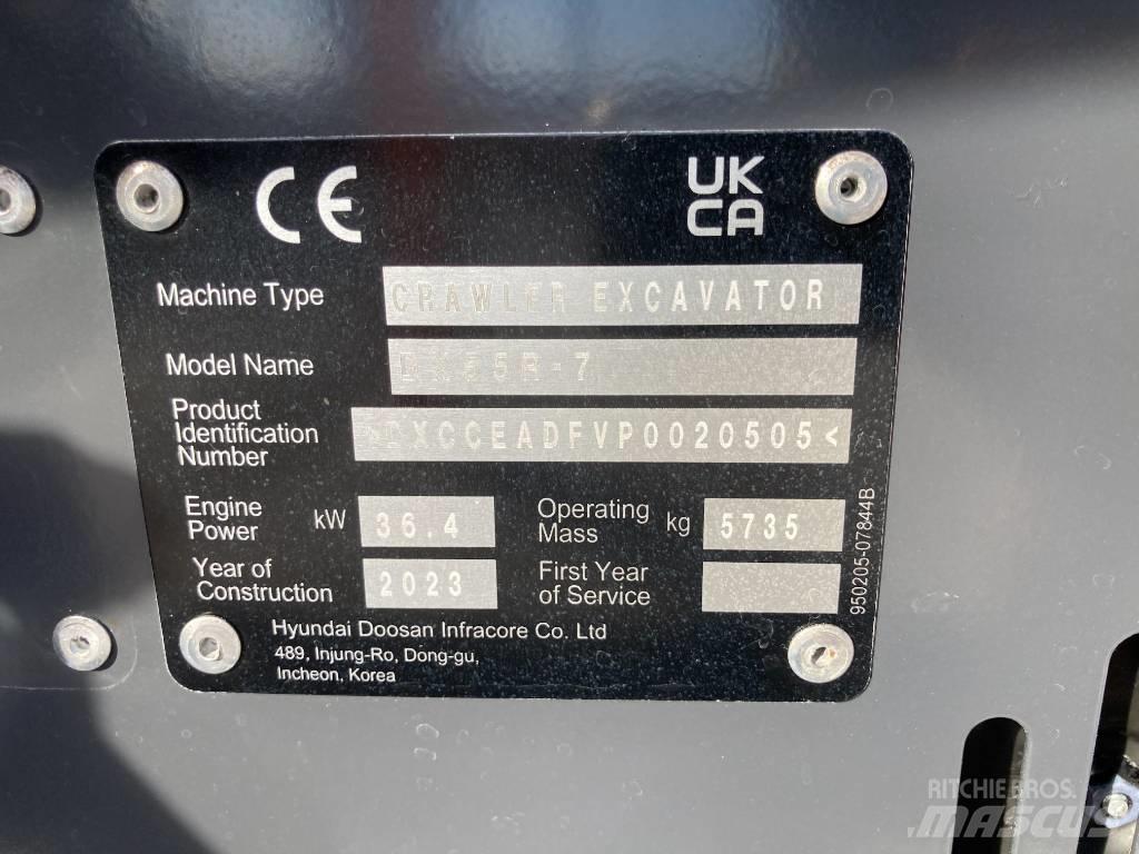 Develon DX 55 R-7 Miniescavatori