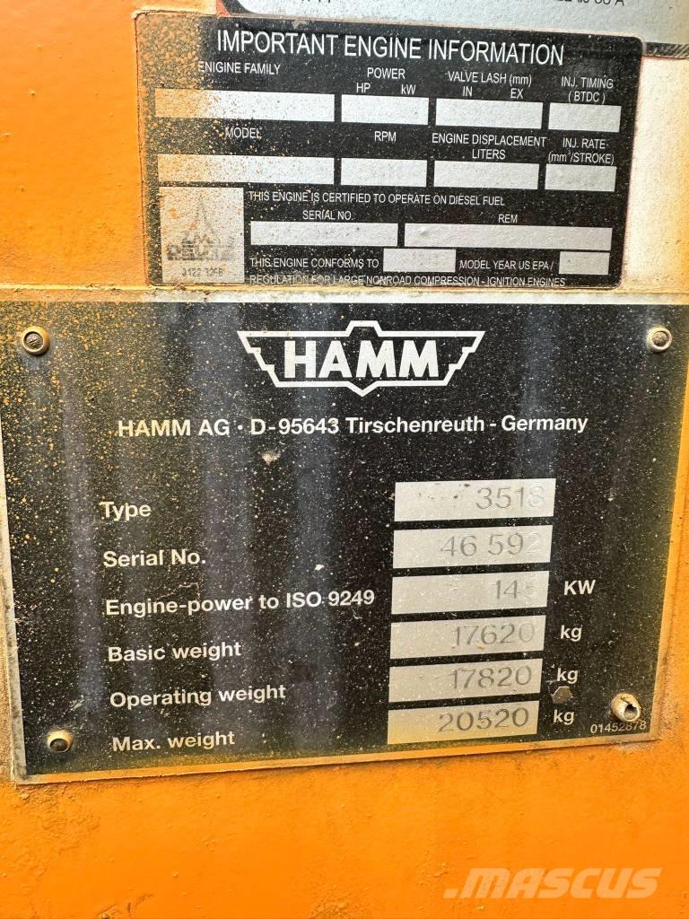 Hamm 3518 Rulli monotamburo