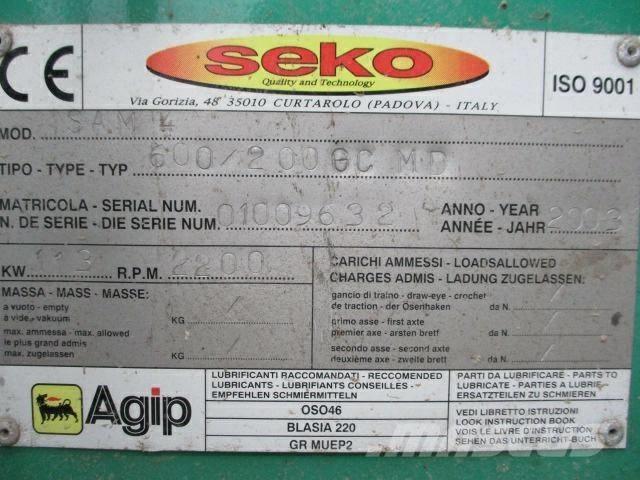 Seko 600/200GC MD Cippatrice
