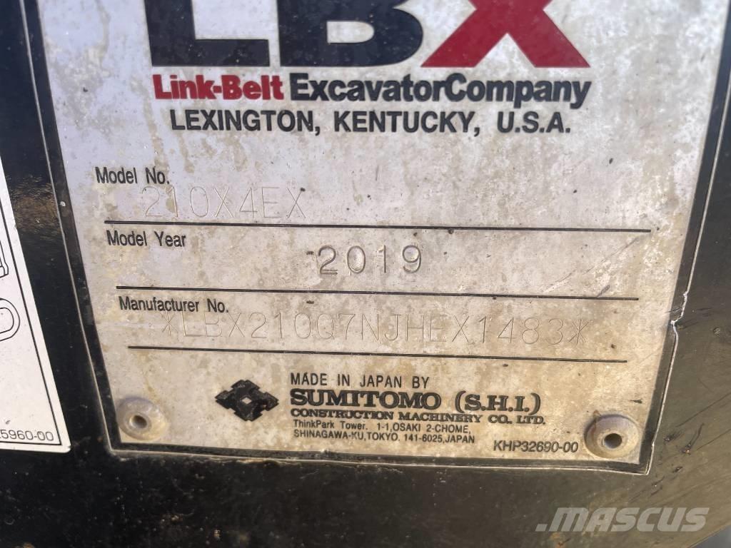 Link-Belt 245x4 lc Escavatori cingolati
