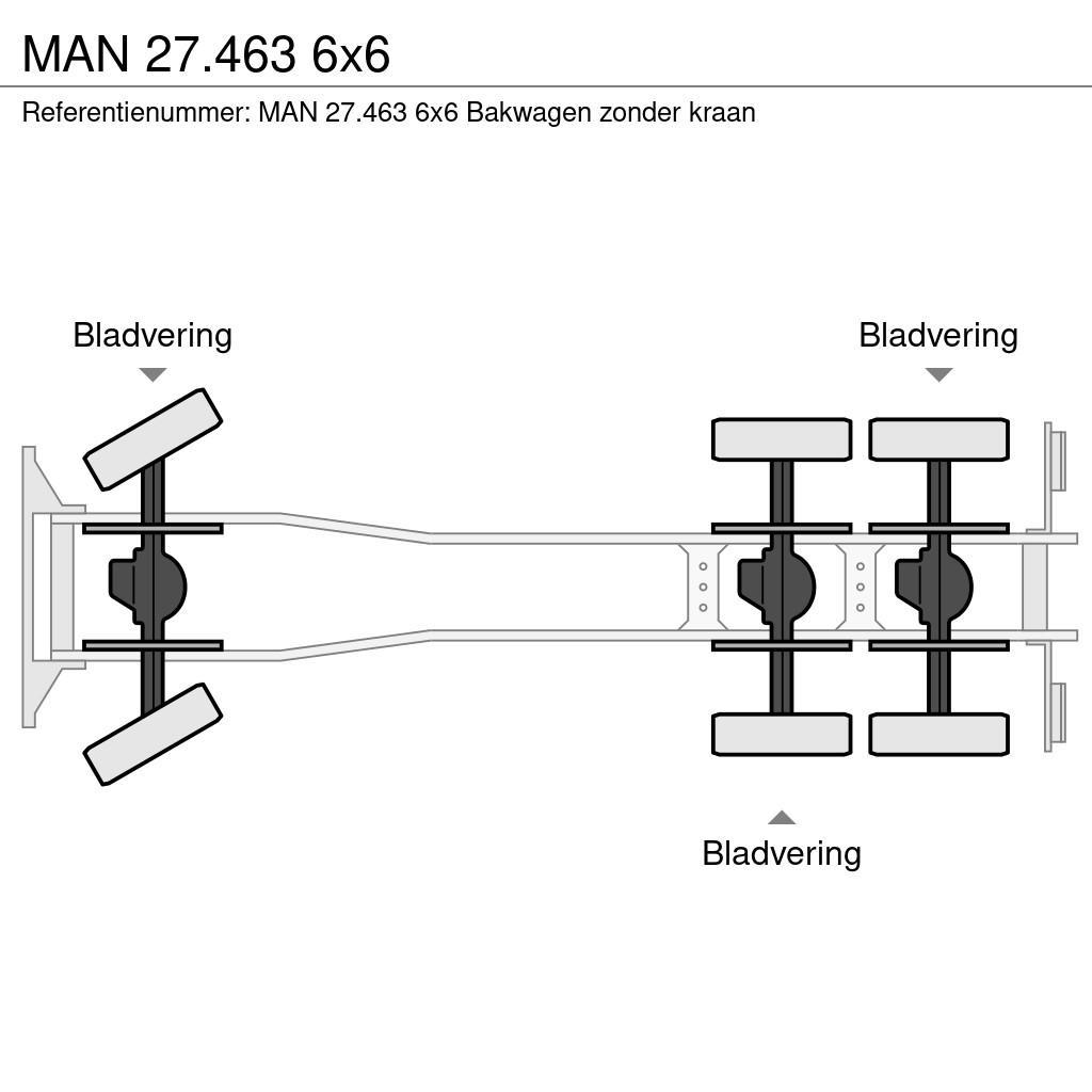 MAN 27.463 6x6 Camion cassonati