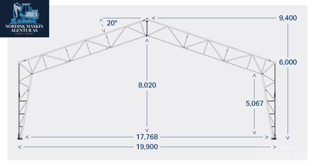  Rubbhall RH 20 -6 Attrezzature  magazzini -altro