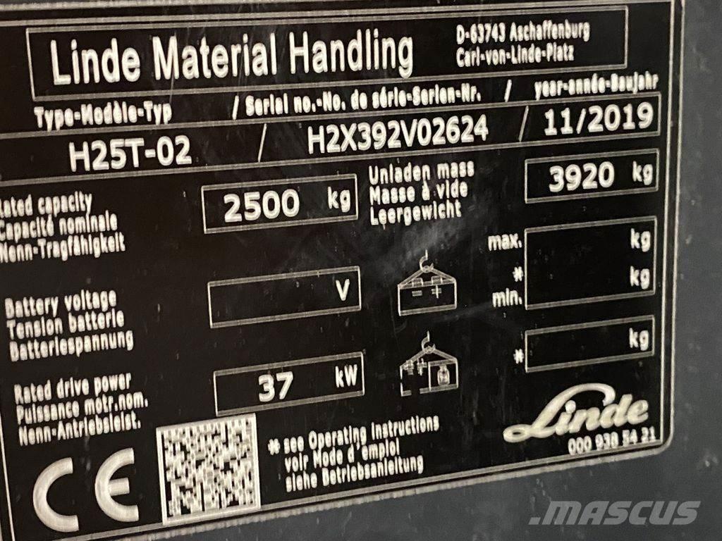 Linde H25T-02 Carrelli elevatori GPL