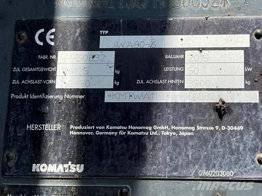 Komatsu WA 80-6 Pale gommate