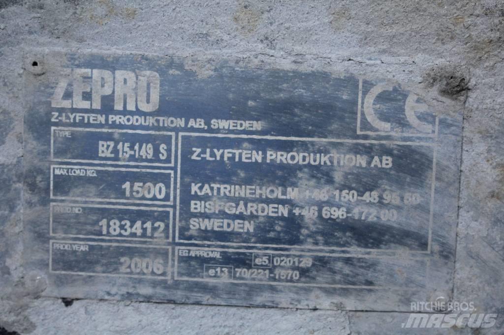 Zepro bakgavellyft Componenti idrauliche