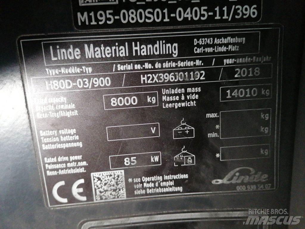 Linde H80D-03/900 Carrelli elevatori diesel