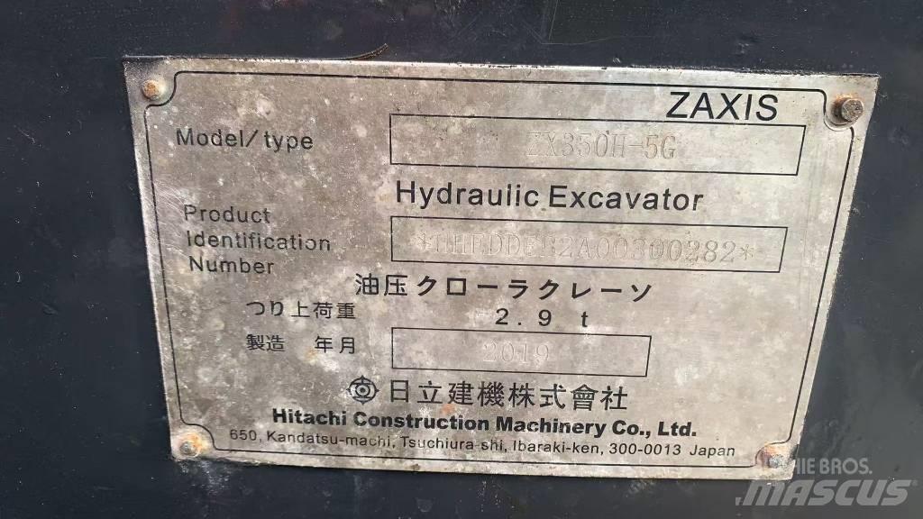 Hitachi zaxis350 Escavatori cingolati