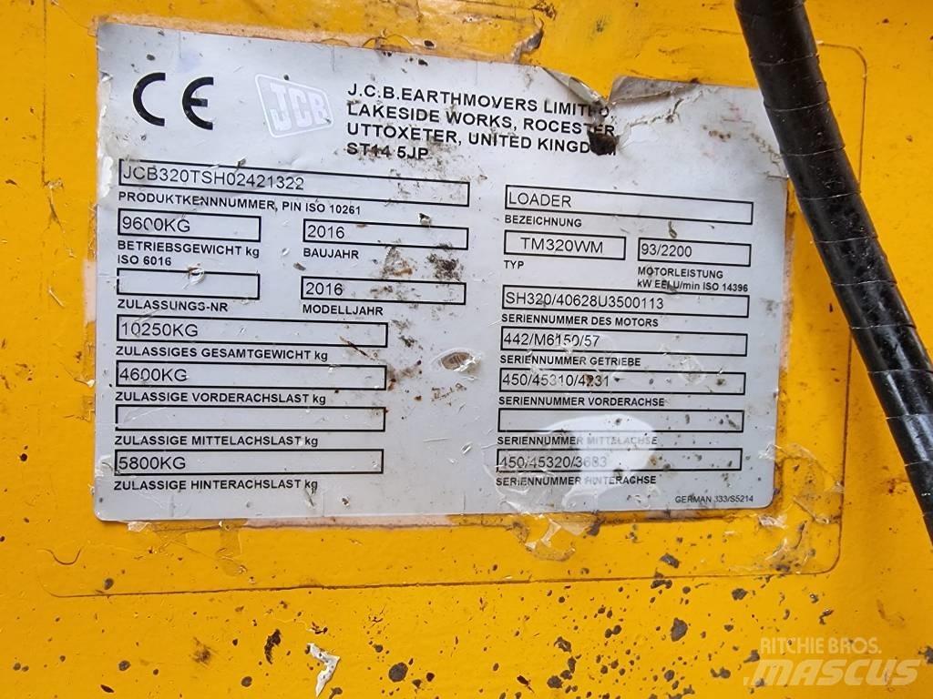 JCB TM 320 Pale gommate