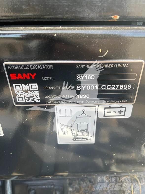 Sany SY16C Miniescavatori