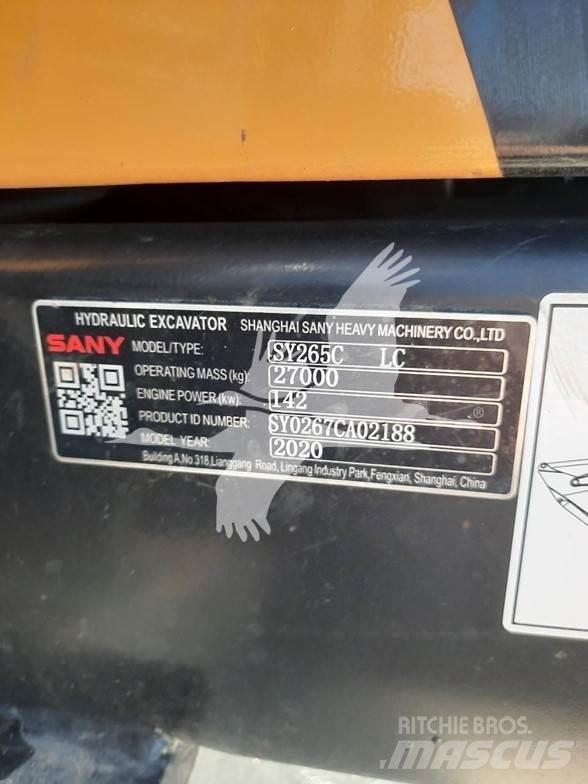 Sany SY265CLR Escavatori cingolati