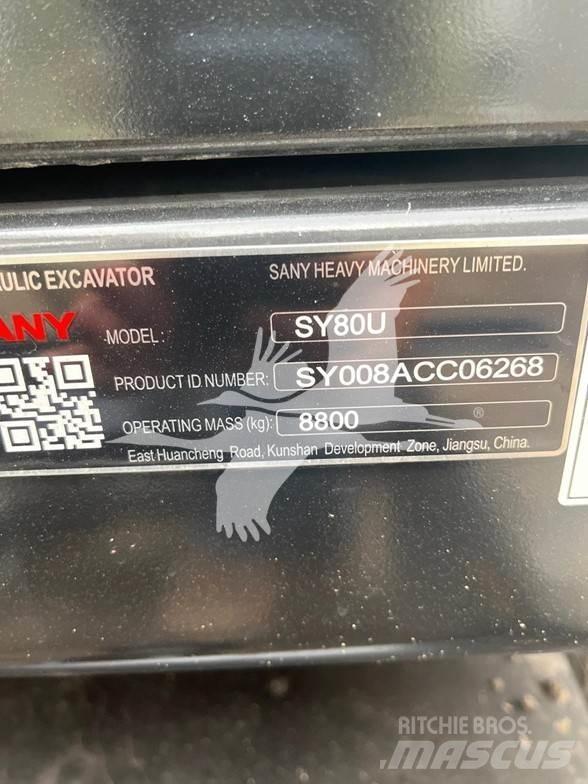 Sany SY80U Escavatori cingolati