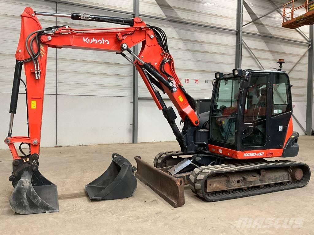 Kubota KX 080-4 A 2 Escavatori medi 7t - 12t