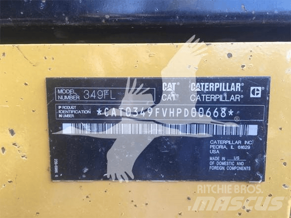 CAT 349FL Escavatori cingolati