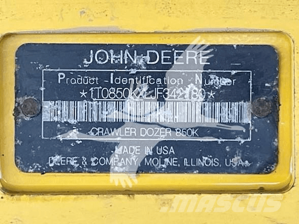 John Deere 850K Dozer cingolati
