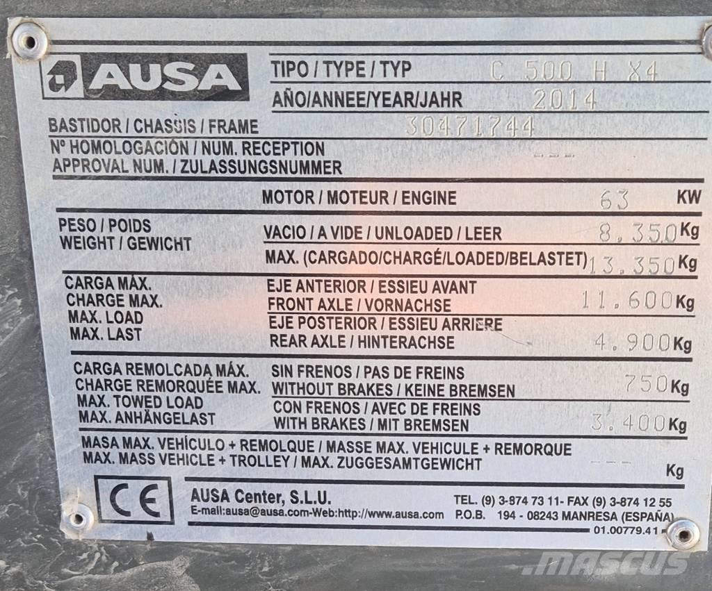 Ausa C 500 H X4 Elevatore per esterni