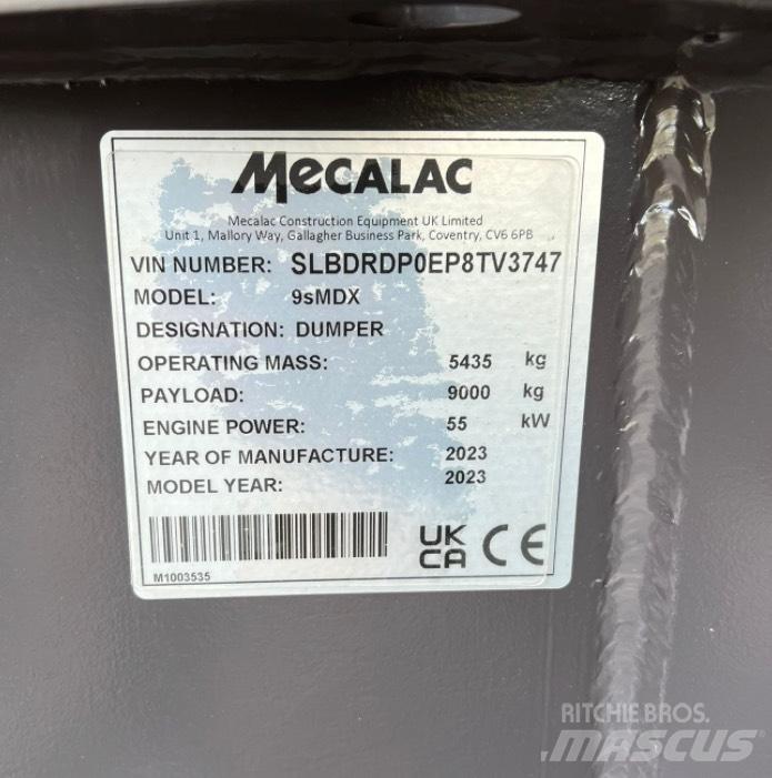 Mecalac 9smdx Dumpers articolati