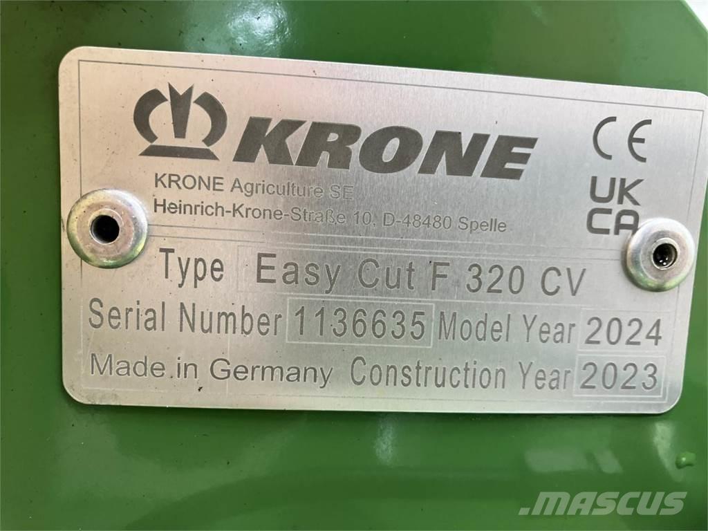 Krone EC F 320 CV Falciatrici