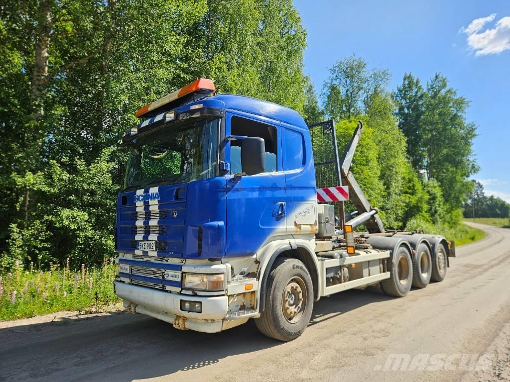 Scania 164 G 480 Camion con gancio di sollevamento