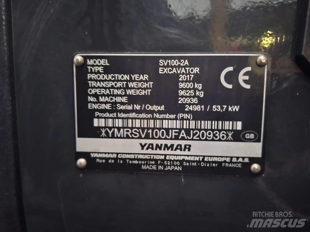 Yanmar SV 100-2A Escavatori medi 7t - 12t