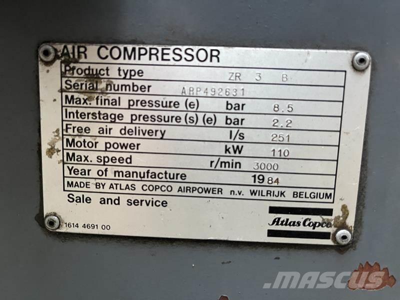 Atlas Copco ZR 3 B Compressori