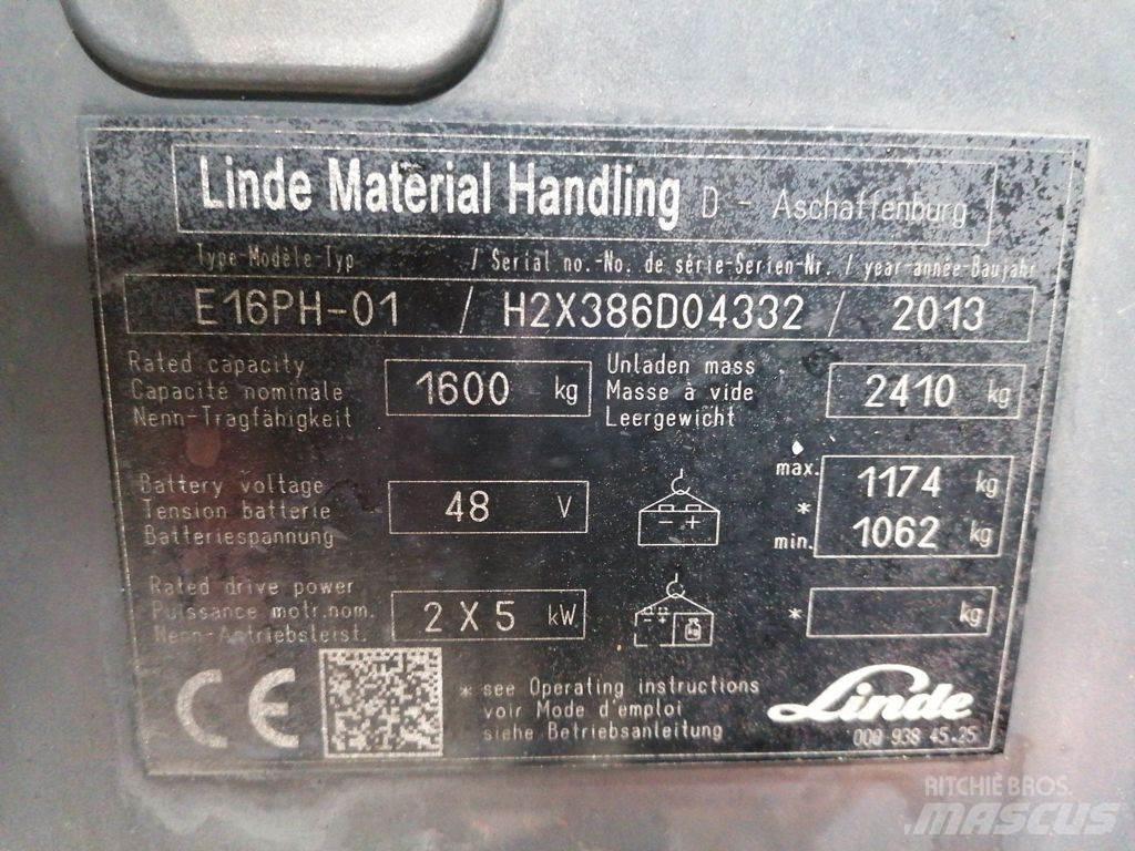 Linde E16PH-01 Carrelli elevatori elettrici