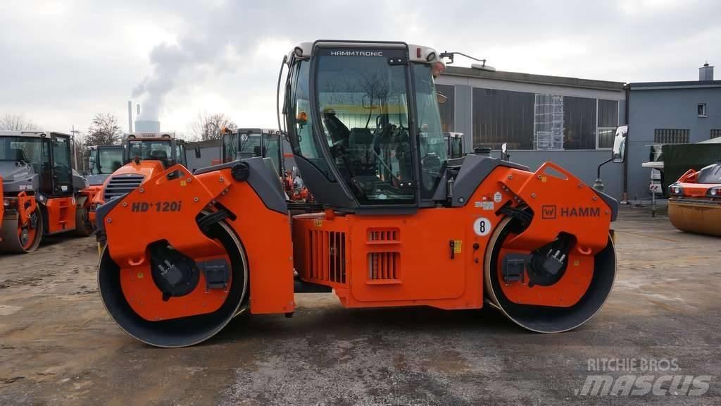 Hamm HD+120iVV Rulli a doppio tamburo