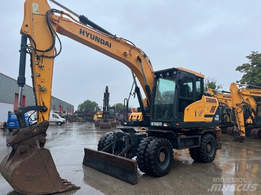 Hyundai HW140 Escavatori gommati
