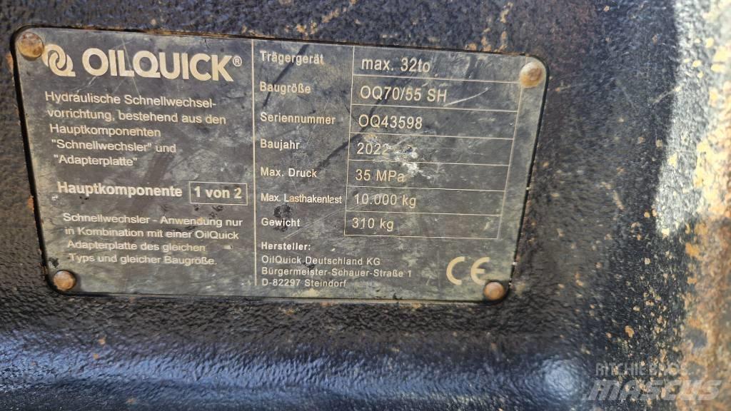 OilQuick OQ70/55 Accoppiatori rapidi