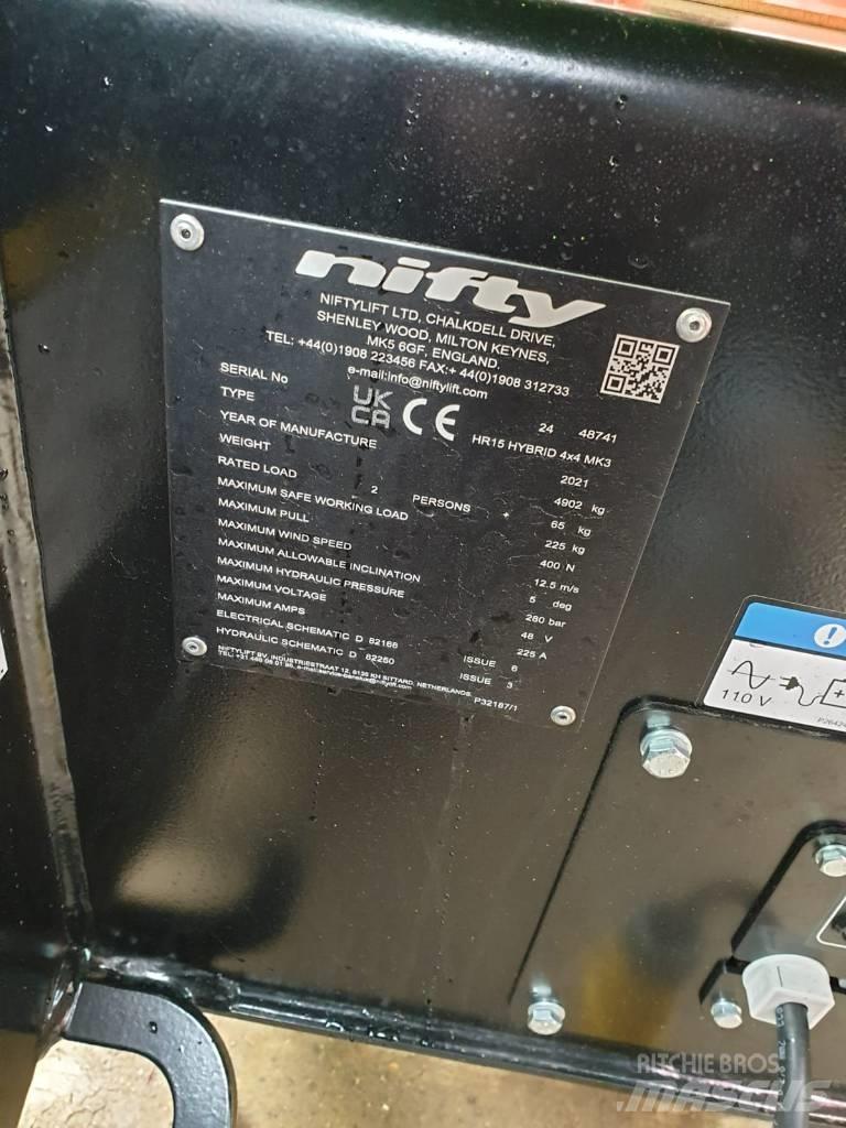 Niftylift HR15 Piattaforme a braccio articolato