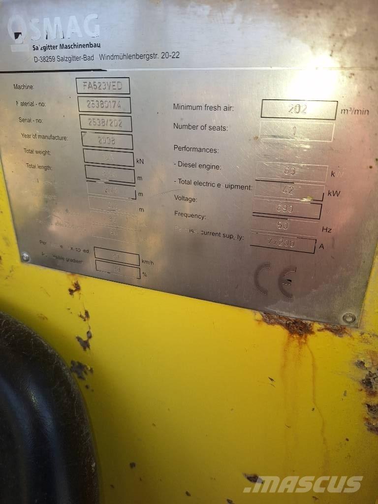 Nordmeyer SMAG FA523 Altra attrezzatura per miniera sotterranea